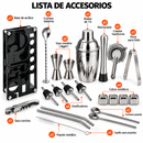 Coctelera Shaker Coctelera Ecomlab Kit Mixología 24 Piezas Bartender Base Acrílico