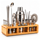 Juego De Coctelera Shaker Bartender Mixologia Set 24 Piezas