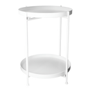 MESA DE CENTRO MINIMALISTA ECOMLAB AUXILIAR DE SALA METALICA BLANCA O NEGRA