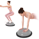 PELOTA PILATES EQUILIBRIO ECOMLAB TIPO BOSU CON LIGAS RESISTENCIA