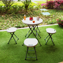 BANCO DE PLASTICO PLEGABLE ECOMLAB BLANCO PORTATIL HP-32D INDIVIDUAL/KIT