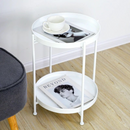 MESA DE CENTRO MINIMALISTA ECOMLAB AUXILIAR DE SALA METALICA BLANCA O NEGRA