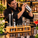 Juego De Coctelera Shaker Bartender Mixologia Set 24 Piezas