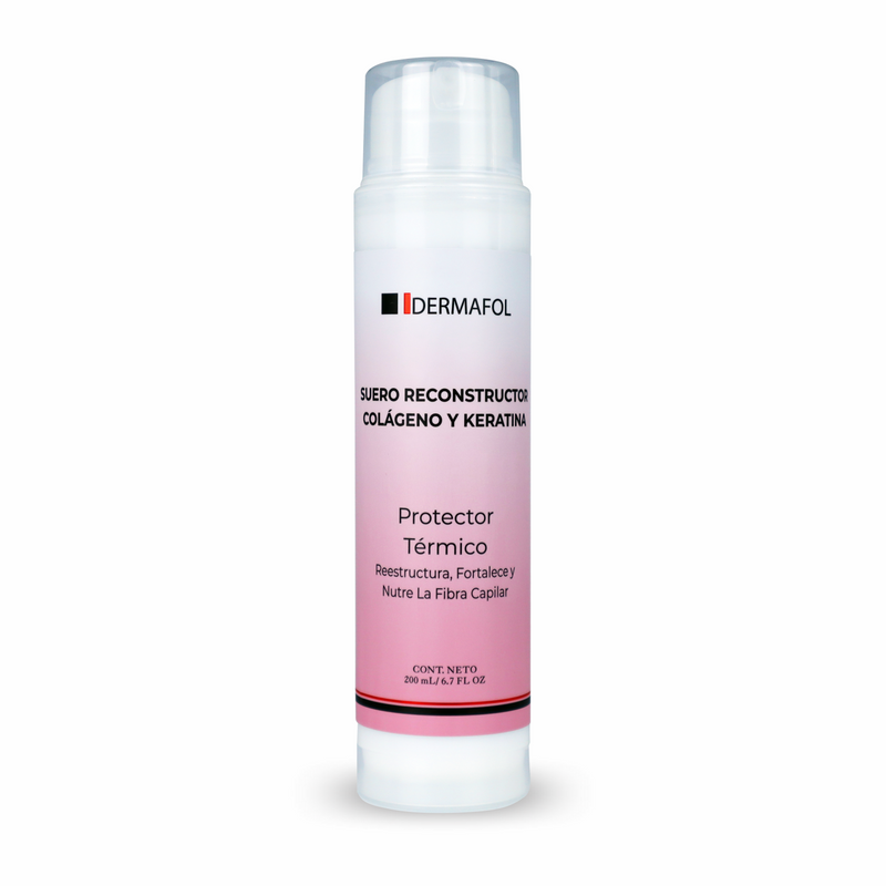 Keratina Colageno Para Cabello Dermafol Tratamiento Capilar