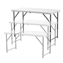 MESA PLEGABLE DE PLASTICO ECOMLAB 3 NIVELES PORTAFOLIO 120CM