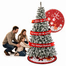 Árbol De Navidad Pino Nevado de 1.80 Mts Gratis Pie de Árbol