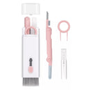 Kit De Limpieza Para Celulares Multifuncional Ecomlab 7 En 1 Color Rosa