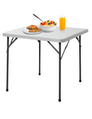Mesa De Plastico Cuadrada Plegable Ecomlab Hp-84f Jardín