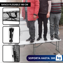 BANCA PLEGABLE DE PLÁSTICO ECOMLAB PORTAFOLIO 180CM HP-180CD