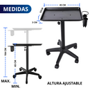 CARRITO AUXILIAR PARA ESTETICA ECOMLAB ORGANIZADOR AJUSTABLE