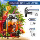 DISPENSADOR DE BEBIDAS VITROLERO ECOMLAB CON BASE METALICA