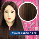 CABEZA PARA PEINAR CABEZOTE ECOMLAB CABELLO NATURAL 75%