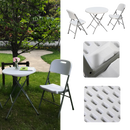 MESA DE CENTRO MINIMALISTA ECOMLAB LATERAL PLEGABLE HP-60Y REDONDA