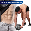 RUEDA ABDOMINAL AB ROLLER ECOMLAB RODILLO ABDOMINALES GYM