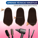 CABEZA PARA PEINAR CABEZOTE ECOMLAB CABELLO NATURAL 75%