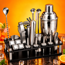 Coctelera Shaker Coctelera Ecomlab Kit Mixología 24 Piezas Bartender Base Acrílico