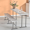 BANCA PLEGABLE DE PLÁSTICO ECOMLAB PORTAFOLIO 180CM HP-180CD