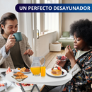 MESA DE CENTRO MINIMALISTA ECOMLAB LATERAL PLEGABLE HP-60Y REDONDA