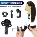 CABEZA PARA PEINAR CABEZOTE ECOMLAB CABELLO NATURAL 75%