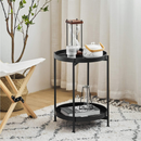 MESA DE CENTRO MINIMALISTA ECOMLAB AUXILIAR DE SALA METALICA BLANCA O NEGRA