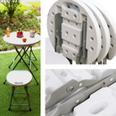 BANCO DE PLASTICO PLEGABLE ECOMLAB BLANCO PORTATIL HP-32D INDIVIDUAL/KIT