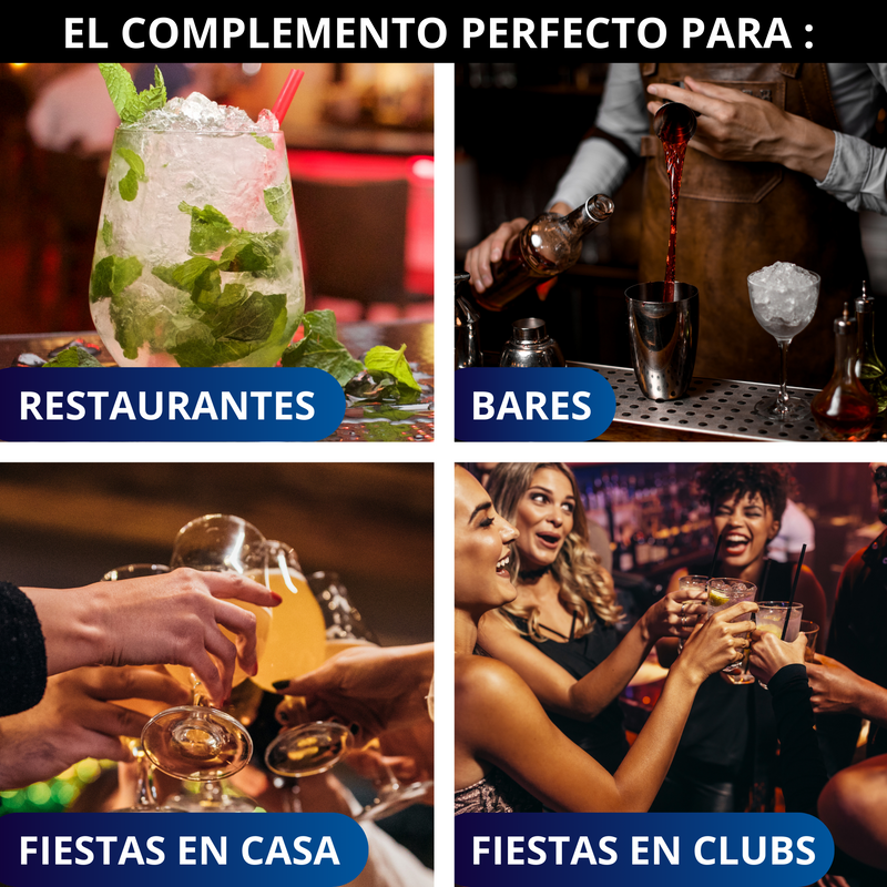 Juego De Coctelera Shaker Bartender Mixologia Set 24 Piezas