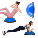 PELOTA PILATES EQUILIBRIO ECOMLAB TIPO BOSU CON LIGAS RESISTENCIA
