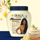 Crema Para Peinar Skala Para Cabello Lacio Rizado Dañado 1kg