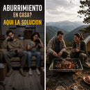 Asador Plegable Para Carbon Portatil Acero Inoxidable