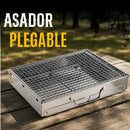Asador Plegable Para Carbon Portatil Acero Inoxidable