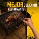 Asador De Carbon Incluye Utensilios Para Parilla
