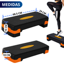 BANCO STEP PARA EJERCICIO ECOMLAB CROSSFIT FITNESS AJUSTABLE