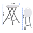 BANCO DE PLASTICO PLEGABLE ECOMLAB BLANCO PORTATIL HP-32D INDIVIDUAL/KIT