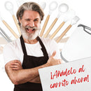 Cucharas de Silicona Utensilios de Cocina Ecomlab Set 25 Pcs