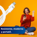 CABLE LIGHTING TIPO C PARA IPHONE ECOMLAB CARGA RAPIDA DATOS