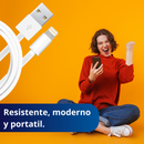 CABLE LIGHTING USB PARA IPHONE ECOMLAB CABLE DE DATOS