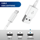 CABLE LIGHTING USB PARA IPHONE ECOMLAB CABLE DE DATOS