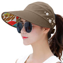 SOMBRERO PARA SOL MUJER VISERA CAMPING PROTECCIÓN UV