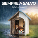 Casa para Perro de Plastico Con Puerta Ecomlab Raza Mediana