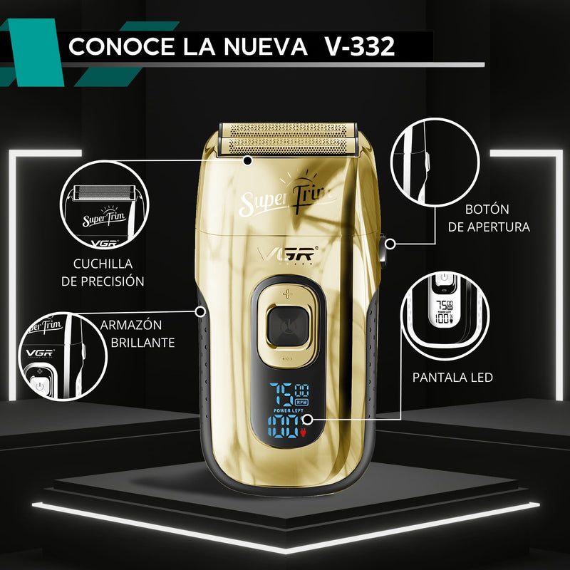 Maquina Para Cortar Cabello Combo VGR Clipper Trimmer Shaver