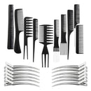 Peines Flat Top Kit Ecomlab Profesional Para Cabello Barber