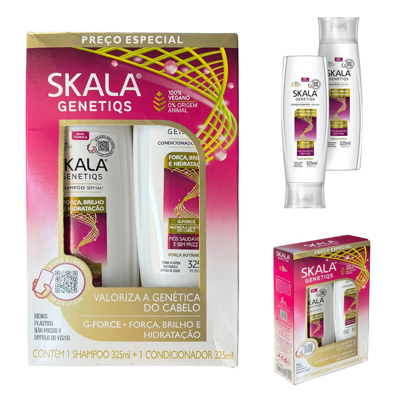 Shampoo y Acondicionar Fuerza Brillo Hidratacion Capilar