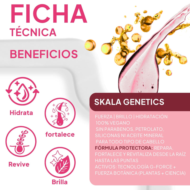 Shampoo y Acondicionar Fuerza Brillo Hidratacion Capilar