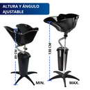 LAVACABEZAS PORTATIL ESTETICA PELUQUERIA ECOMLAB TARJA SALON