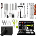 Juego De Utensilios Para Parrilla De Acero Inoxidable 34 Pcs