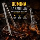 Juego De Utensilios Para Parrilla De Acero Inoxidable 34 Pcs