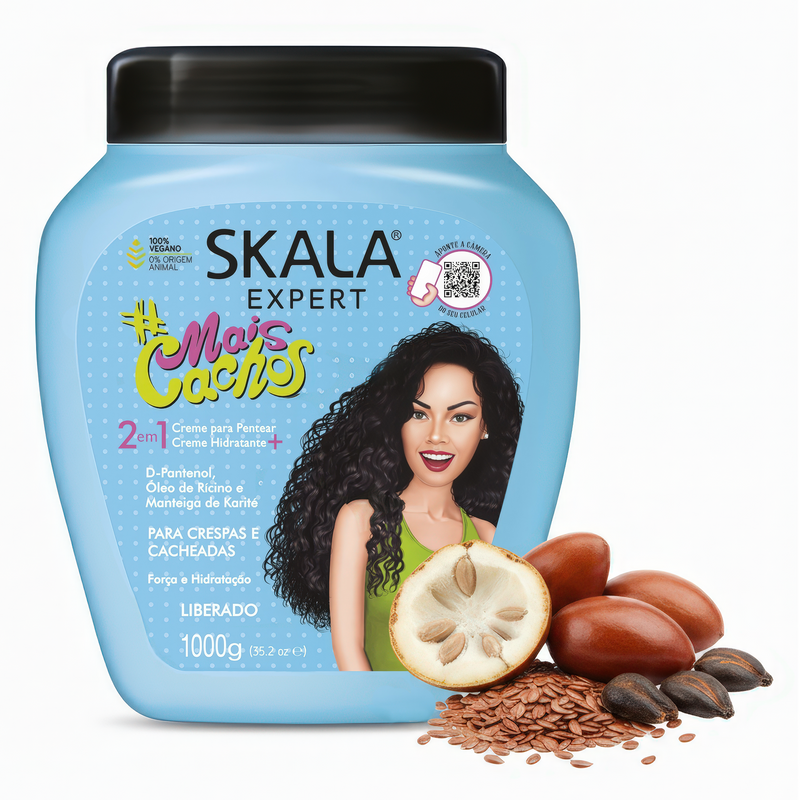 Crema Skala Rizos Tratamiento Para Peinar Cabello Rizado 1kg