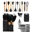 Cucharas de Silicona Utensilios de Cocina Ecomlab Set 25 Pcs