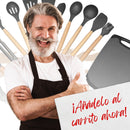 Cucharas de Silicona Utensilios de Cocina Ecomlab Set 25 Pcs