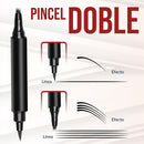 Kit Barba y Bigote Dermafol Pluma Cepillo Delineado Perfecto